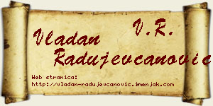Vladan Radujevčanović vizit kartica